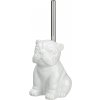 Wenko WC kefa a držiak Bulldog 22 cm keramický biely