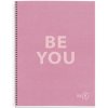 Blok Be Eco A4 linajkový - Pink Blok Be Eco A4 linajkový - Pink