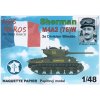 Papierový model - Sherman M4A2 (76)W - leclerc - hrdinové francie Papierový model - Sherman M4A2 (76)W - leclerc - hrdinové francie