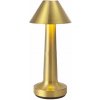 Verk 12308 LED stolná dotyková lampa, 3W, 1500mAh, zlatá Verk 12308 LED stolná dotyková lampa, 3W, 1500mAh, zlatá