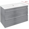 Sapho EZARA umývadlová skrinka 78x54x39cm, dub strieborný EZ792-1111 Sapho EZARA umývadlová skrinka 78x54x39cm, dub strieborný EZ792-1111