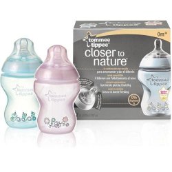 Tommee Tippee kojenecká láhev s obrázkem C2N 2ks, 260 ml