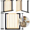 EcoToys závorová brána 74-100 cm kovové drevo prídavné panely EcoToys závorová brána 74-100 cm kovové drevo prídavné panely
