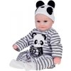 Realistická mäkká bábika 45 cm + overal Panda Realistická mäkká bábika 45 cm + overal Panda