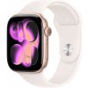 Apple Watch Series 11 Cellular 42 mm Ružový zlatý hliník so svetlo červeným športovým remienkom M/L MF8F4WF/A