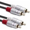 Qoltec 2x RCA male / 2x RCA male | 0.5m | čierny Qoltec 2x RCA male / 2x RCA male | 0.5m | čierny