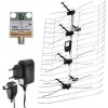 EMOS Anténa vonkajšia EM-030, 0–100 km, DVB-T2, DAB, filter LTE/4G EMOS Anténa vonkajšia EM-030, 0–100 km, DVB-T2, DAB, filter LTE/4G