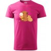 Kapybara so zmrzlinou - Klasické pánske tričko vyššej gramáže - 2XL ( Purpurová ) Kapybara so zmrzlinou - Klasické pánske tričko vyššej gramáže - 2XL ( Purpurová )