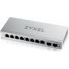 Zyxel GS1200-10 v3, 8 Port Gigabit, 2 x SFP webmanaged Desktop Switch Zyxel GS1200-10 v3, 8 Port Gigabit, 2 x SFP webmanaged Desktop Switch
