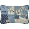 Sander Sailor patch vankúš s nápňou 32x48cm Sander Sailor patch vankúš s nápňou 32x48cm