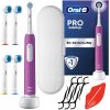 Elektrická zubná kefka Oral-B Junior Pro fialová + 5 náhradných hlavíc Elektrická zubná kefka Oral-B Junior Pro fialová + 5 náhradných hlavíc