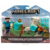 MATTEL Minecraft 8 cm figúrka dvojbalenia Steve a Obrnený kôň MATTEL Minecraft 8 cm figúrka dvojbalenia Steve a Obrnený kôň