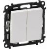 LEGRAND Dvojtlačidlo Valena Life 752118 R1/0+1/0 biela LEGRAND Dvojtlačidlo Valena Life 752118 R1/0+1/0 biela