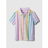 GAP Baby pruhovaná košeľa Viacfarebná 12-18M GAP Baby pruhovaná košeľa Viacfarebná 12-18M