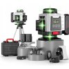 Poziomica laserowa FOCLA 16-líniová zelená 360° so statívom a príslušenstvom Poziomica laserowa FOCLA 16-líniová zelená 360° so statívom a príslušenstvom