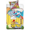 Carbotex bavlna obliečky Tom a Jerry v žltom kabriolete bavlna renforcé 70x90 140x200 Carbotex bavlna obliečky Tom a Jerry v žltom kabriolete bavlna renforcé 70x90 140x200