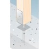Domax PS 120U Pätka stĺpiku typu U 121 x 120 x 60 mm Domax PS 120U Pätka stĺpiku typu U 121 x 120 x 60 mm