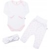 3-dielna bavlnená dojčenská súprava New Baby Lili - 86 (12-18m) 3-dielna bavlnená dojčenská súprava New Baby Lili - 86 (12-18m)