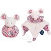Doudou et Compagnie Paris Usínáček myška růžová 3v1 Doudou et Compagnie Paris Usínáček myška růžová 3v1