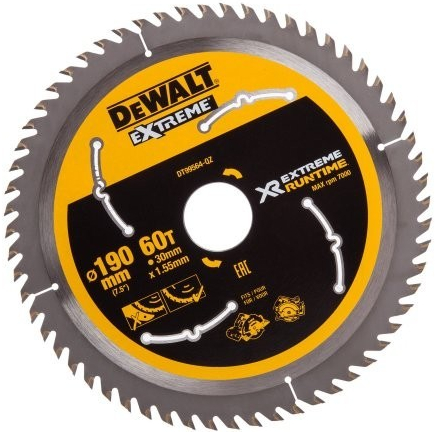 DeWALT DT99564 Pílový kotúč 190 x 30 mm 60 zubov