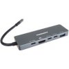 PremiumCord Adaptér USB-C na 4K@60Hz HDMI + 10G USB3.2 A + 10G 2x USB-C + PD PremiumCord Adaptér USB-C na 4K@60Hz HDMI + 10G USB3.2 A + 10G 2x USB-C + PD