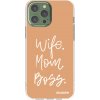 Picasee silikonový průhledný obal pro Apple iPhone 13 Pro Max - Boss Mama Picasee silikonový průhledný obal pro Apple iPhone 13 Pro Max - Boss Mama