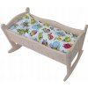 KOŁYSKA GRAWEROWANA PRE BÁBIKY + POSTEĽNÁ BIELIZEŇ, MATRAC KOŁYSKA GRAWEROWANA PRE BÁBIKY + POSTEĽNÁ BIELIZEŇ, MATRAC