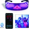 LED okuliare - FULL LED display programovateľné cez Smartphone (Bluetooth) LED okuliare - FULL LED display programovateľné cez Smartphone (Bluetooth)