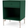 Nočný stolík Dream na béžových nohách tmavozelený Nočný stolík Dream na béžových nohách tmavozelený