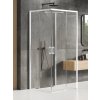 New Trendy Prime White sprchovací kút 100x70 cm štvorcová biela matné/priehľadné sklo K-1096 New Trendy Prime White sprchovací kút 100x70 cm štvorcová biela matné/priehľadné sklo K-1096