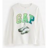 GAP Detské tričko s logom Biela S Biela Biela GAP Detské tričko s logom Biela S Biela Biela
