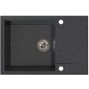 Sink Quality Sink55, kuchynský granitový drez 680x460x215 mm, čierna škvrnitá, SKQ-SINK.B.1KDO Sink Quality Sink55, kuchynský granitový drez 680x460x215 mm, čierna škvrnitá, SKQ-SINK.B.1KDO
