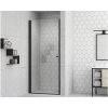 Sprchové dvere s otočnými dverami form&style MODENA 90 x 195 cm profil čierny číre sklo povrchová úprava skla odpudzujúca nečistoty rýchlomontážny systém Sprchové dvere s otočnými dverami form&style MODENA 90 x 195 cm profil čierny číre sklo povrchová úprava skla odpudzujúca nečistoty rýchlomontážny systém