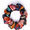Saténová gumička scrunchie JESENNÉ LISTY S Saténová gumička scrunchie JESENNÉ LISTY S