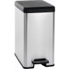 Curver Slim Bin 25 strieborný