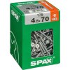 Spax Univerzálna skrutka T-Star plus, ø 4,5 × 70 mm, drážka: TX 20, 175 ks, 4191010450706 Spax Univerzálna skrutka T-Star plus, ø 4,5 × 70 mm, drážka: TX 20, 175 ks, 4191010450706