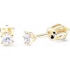 Cutie Jewellery Zlaté náušnice kôstky so zirkónmi Z8020Z Cutie Jewellery Zlaté náušnice kôstky so zirkónmi Z8020Z