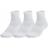 Under Armour | Under Armour Unisex UA TC 3pk Qtr Socks | biela| L Under Armour | Under Armour Unisex UA TC 3pk Qtr Socks | biela| L