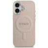 Kryt na mobil Guess PU Saffiano MagSafe Zadní Kryt pre iPhone 17 Pink Kryt na mobil Guess PU Saffiano MagSafe Zadní Kryt pre iPhone 17 Pink