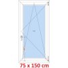 Soft Plastové okno 75x150 cm, otváravé a sklopné Soft Plastové okno 75x150 cm, otváravé a sklopné