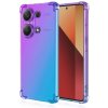 TopQ Zadný pre Xiaomi Redmi Note 13 Pro Shock dúhový fialovo-modrý