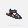 Detské sandále Geox, B SANDAL FUSBETTO BOY tmavo modrá,Khaki 20 Detské sandále Geox, B SANDAL FUSBETTO BOY tmavo modrá,Khaki 20