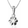 GOLDIE Zlatý prívesok Clem white kvetinka s diamantom LPE564.ZOB GOLDIE Zlatý prívesok Clem white kvetinka s diamantom LPE564.ZOB
