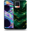 Picasee silikónový čierny obal pre Realme 8 4G - Emerald Picasee silikónový čierny obal pre Realme 8 4G - Emerald