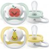 Philips AVENT Cumlík Ultra air neutral (jablko) 0-6m 2 ks 982388 Philips AVENT Cumlík Ultra air neutral (jablko) 0-6m 2 ks 982388