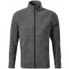 Malfini mikina Micro Factor na zip fleece pánská MAL-852M117 Melír černá