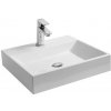 Umývadlo Ravak Natural 50x45 cm otvor pre batériu, bez prepadu NATURUM0500 Umývadlo Ravak Natural 50x45 cm otvor pre batériu, bez prepadu NATURUM0500