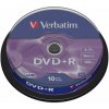 Verbatim DVD+R, Matt Silver, 43498, 4.7GB, 16x, spindle, 10-pack, bez možnosti potlače, 12cm, pre archiváciu dát Verbatim DVD+R, Matt Silver, 43498, 4.7GB, 16x, spindle, 10-pack, bez možnosti potlače, 12cm, pre archiváciu dát