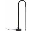 Čierna LED stojacia lampa (výška 60 cm) Bow – Kave Home Čierna LED stojacia lampa (výška 60 cm) Bow – Kave Home