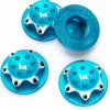 HOBBYTECH Hliníkové matice kolesa 17 mm modré, 4 ks HOBBYTECH Hliníkové matice kolesa 17 mm modré, 4 ks